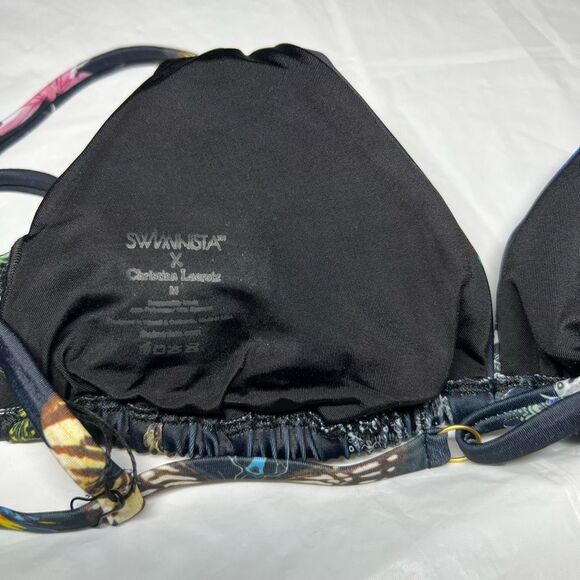 Swiminista X Christian Lacroix Butterfly on Parade Print Bikini Top - Picture 10 of 13